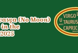 Amavasya (No Moon) Days in the Year 2025