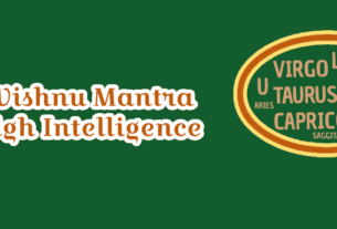 Lord Vishnu Mantra for High Intelligence