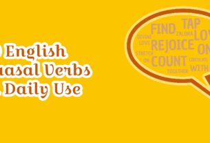 100 English Phrasal Verbs for Daily Use