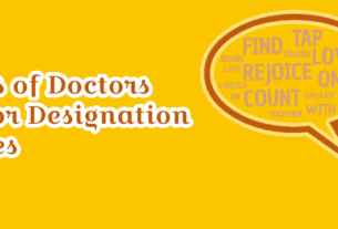Types of Doctors - Doctor Designation Names