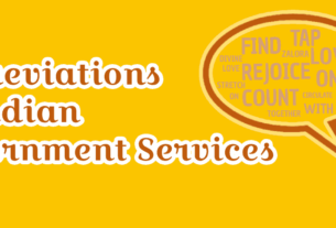 Abbreviations in Indian Government Services